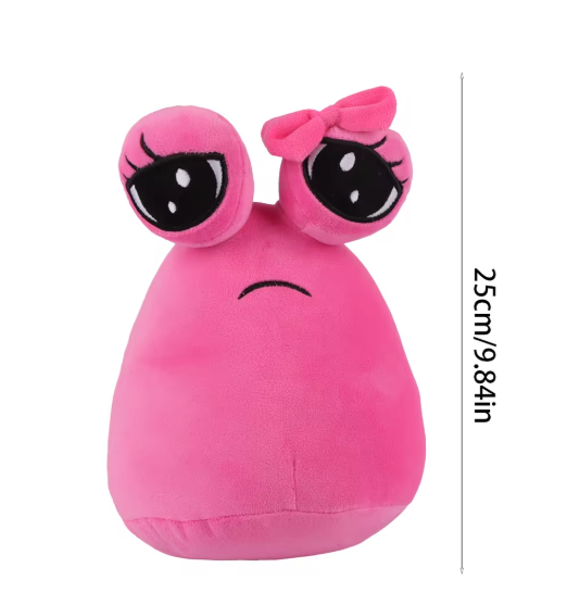 Kawaii Cartoon Plush Toys Anime My Pet Alien Pou Doll Stuffed Animal Toy Design for Kids and Collectors Christmas Birthday Gifts