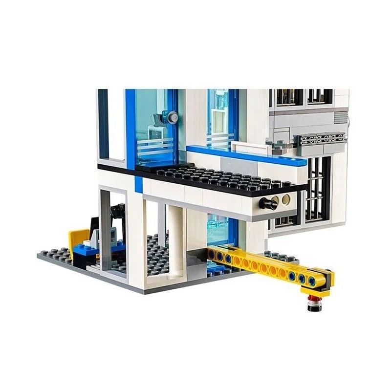 City Police Station Guard Building Blocks 60141 Helicopter, Car, SWAT Prison, Figures, Bricks Educational