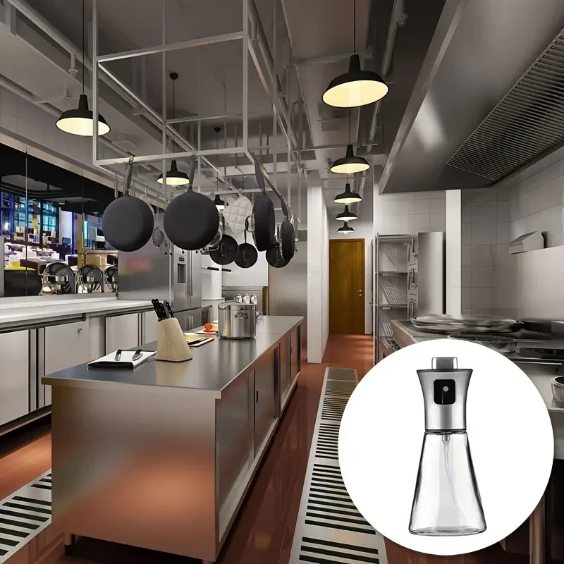 Large Capacity Stainless Steel Glass Olive Oil Sprayer