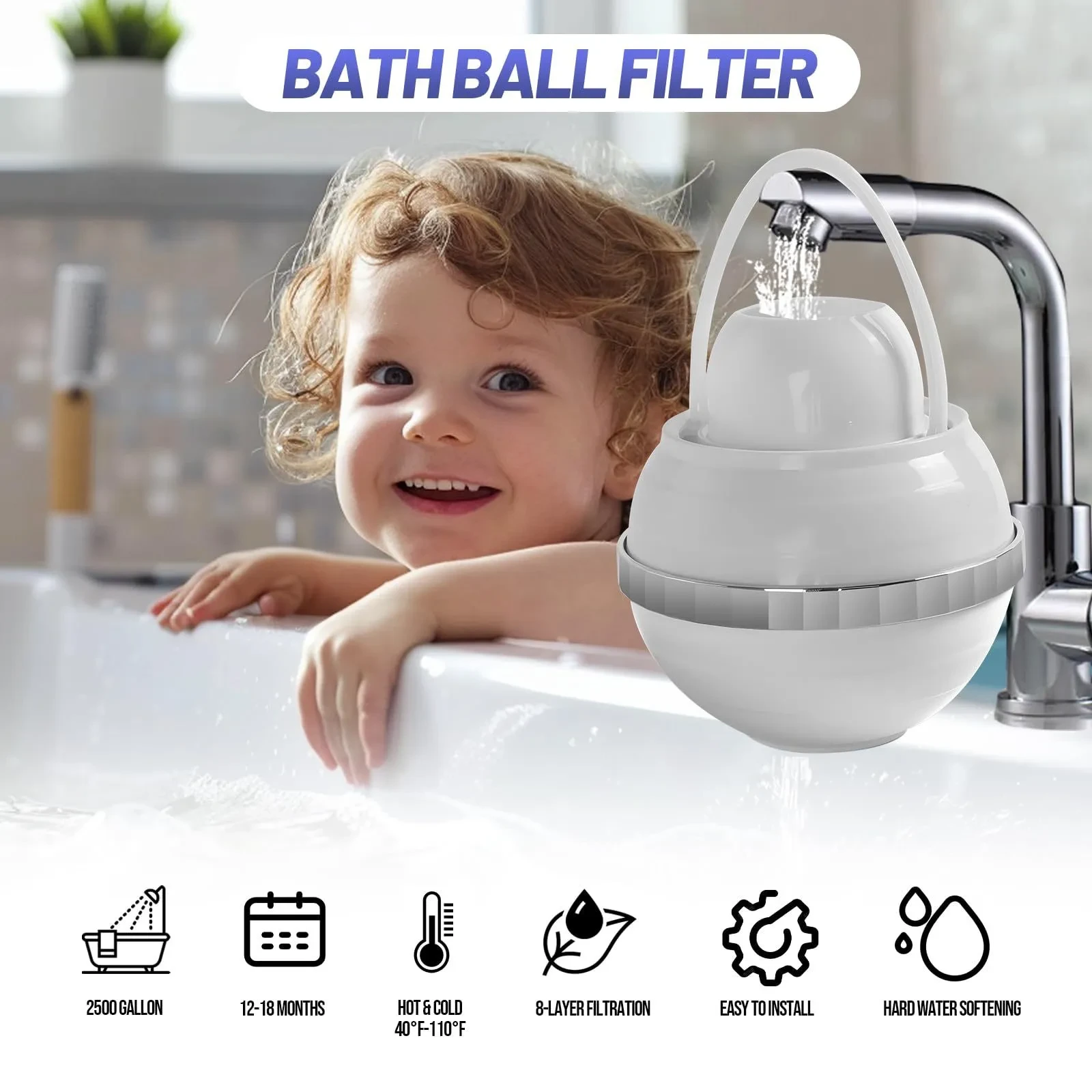 NEW Tubo™ 2.0 Bath Filter