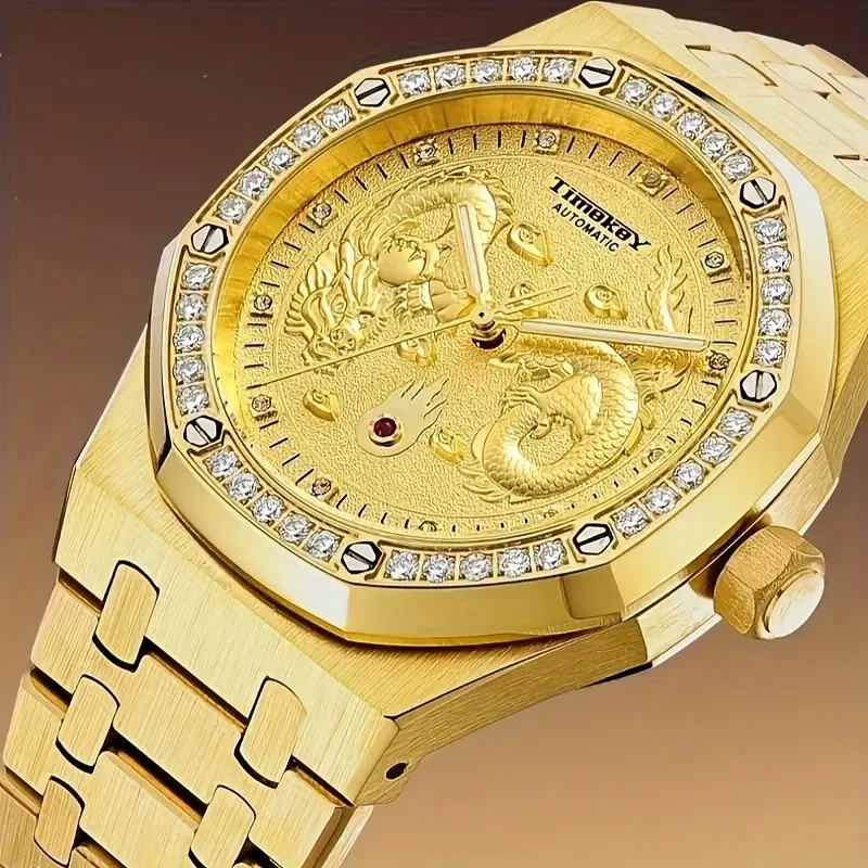 Timekey Luxury Stainless Steel Automatic Mechanical Watch