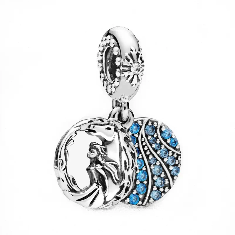 925 Sterling Silver Bracelet Beaded Pendant