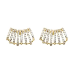 Sterling Silver Needle High-grade Commuter Graceful Online Influencer All-match Ear Studs