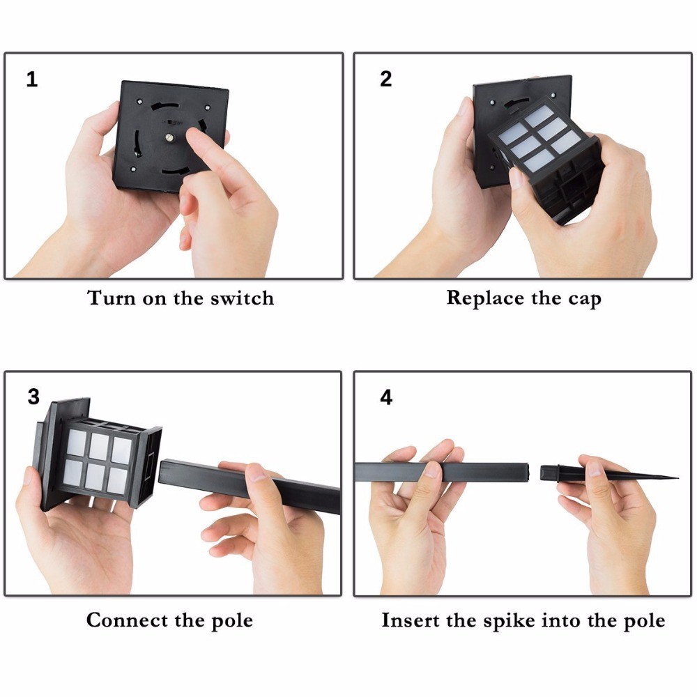 Solar Square Light Solar Lawn Light