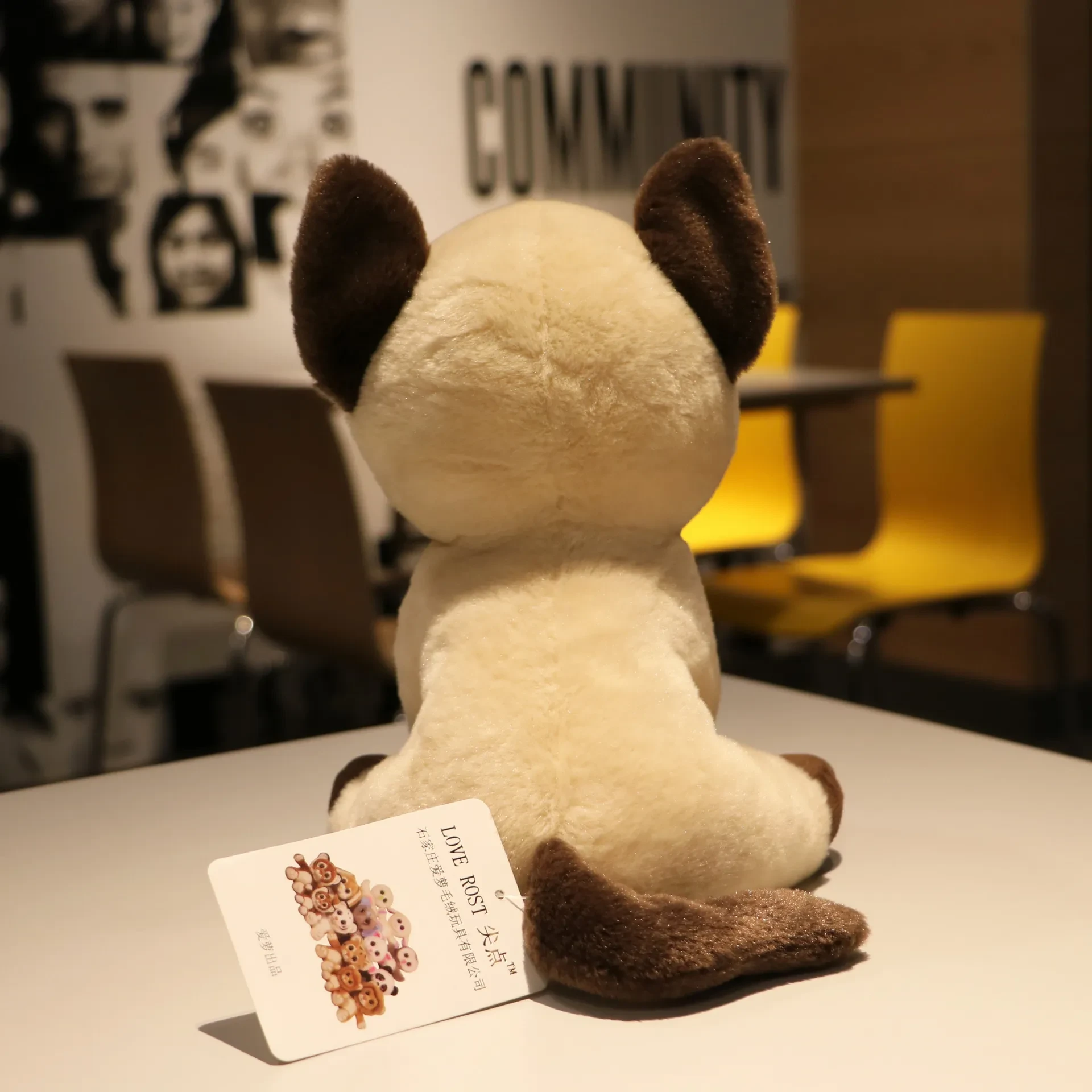 Siamese Cat Big Eyes Plush Toy