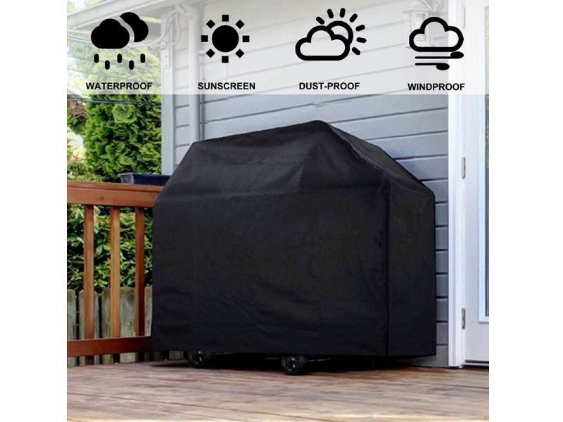 L-XXL BBQ Cover Heavy Duty Waterproof Medium Barbecue Grill Outdoor Protector