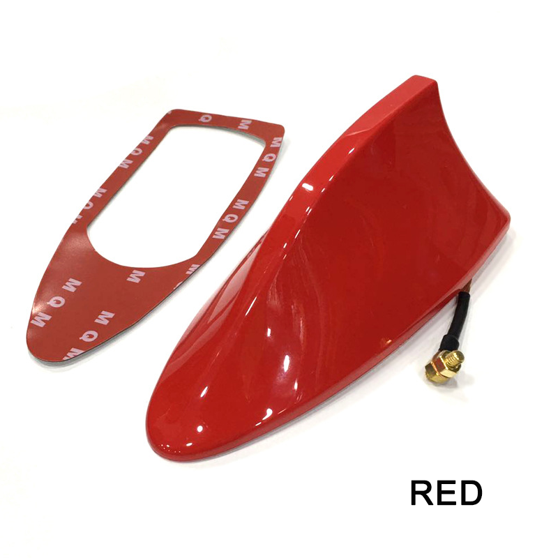 Car Shark Fin Antenna Cover Base Stylish Radio Signal Aerial Replacement for Car Roof