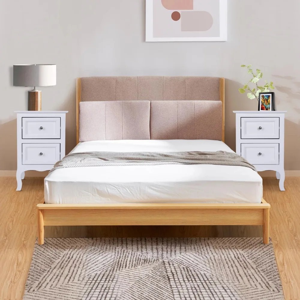 Nightstands Set of 2 -  Side Table Night Table for Bedroom