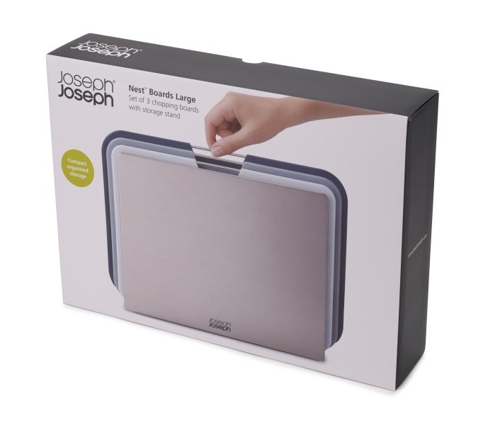 Nest Boards Large 3 Piece Set - Grey - Joseph Joseph