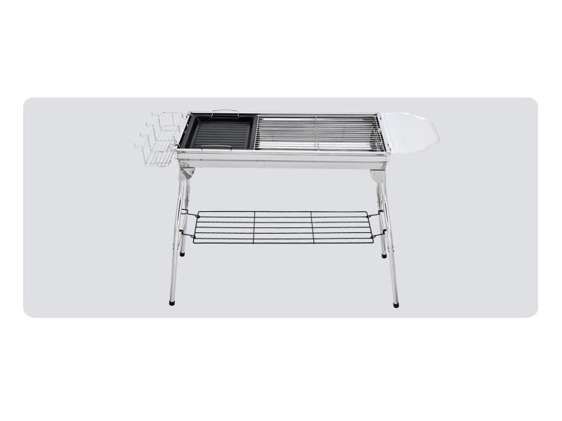 BBQ Stove Set Foldable Stainless Steel Grill Combo 2