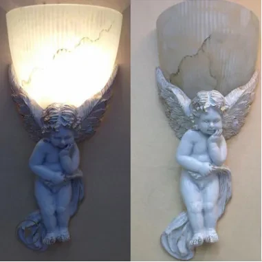 Wall Lamp European Angel Creative Retro Living Room