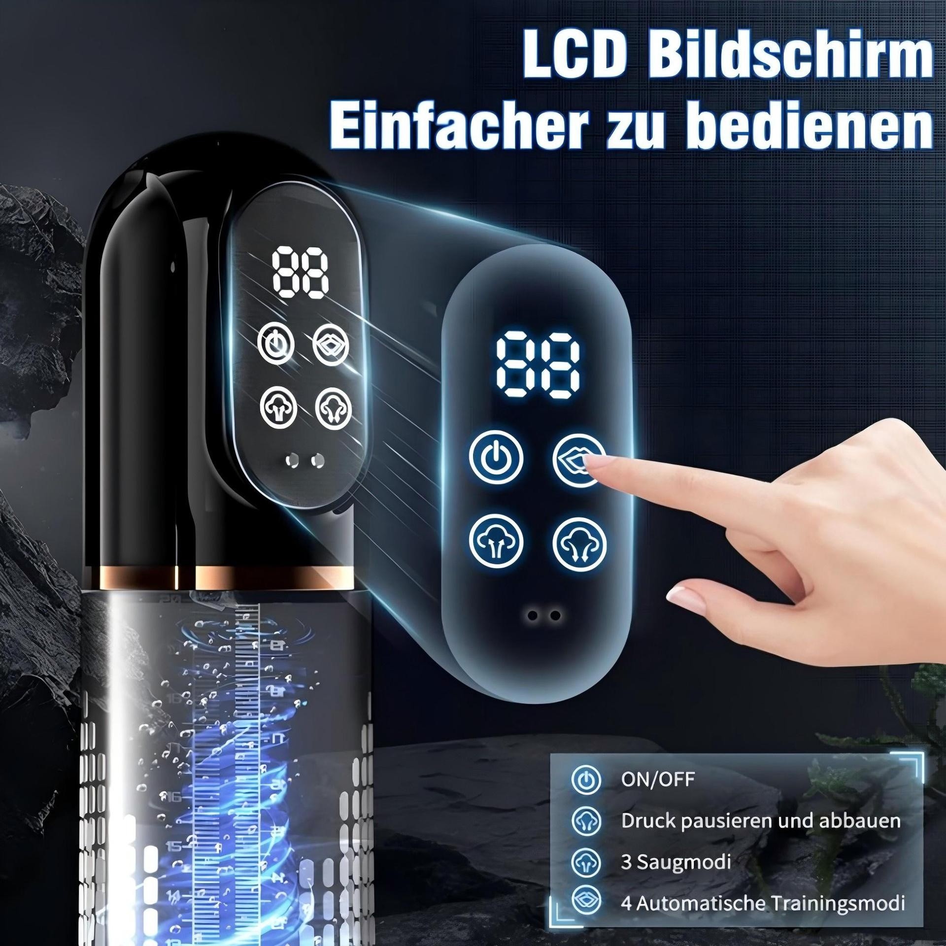 Entender Men's Masturbator Electric Digital Display