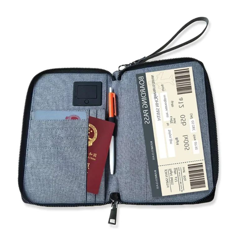 New Men's Handbag Business Multi-function Zipper