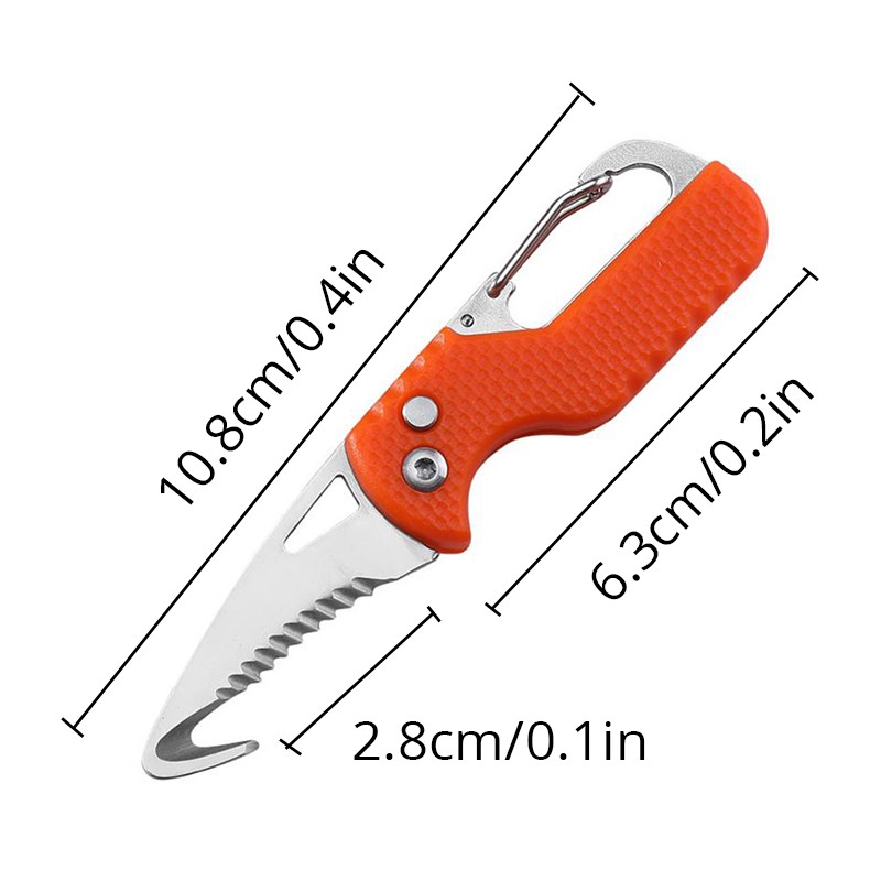 Portable Multi-functional Parcel Knife Keychain