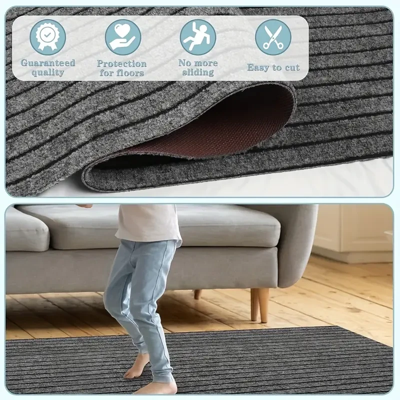 KOKOJO Heavy-Duty Non-Slip Runner Rug
