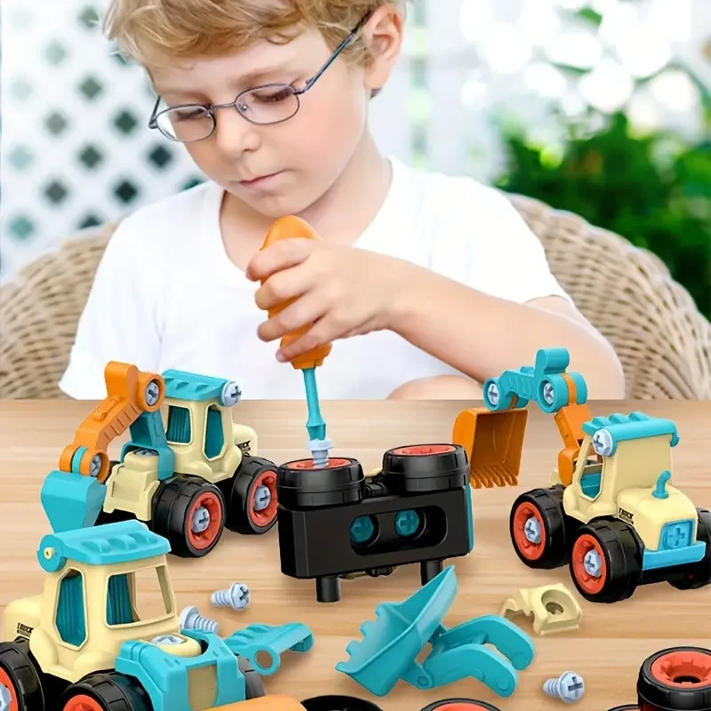 Detachable Excavator DIY Truck Engineering Set