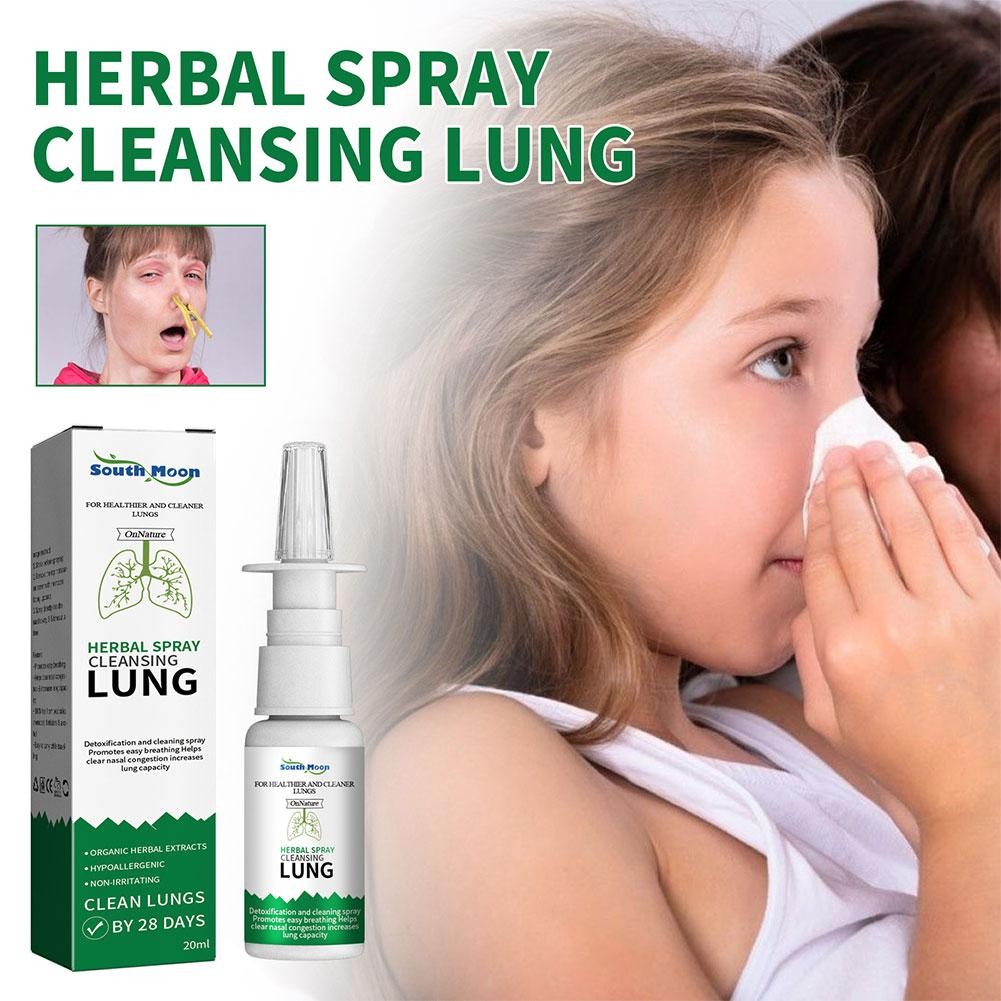 20ml Lung Detox Herbal Cleanser Spray - Anti Snoring and Nasal Congestion Relief