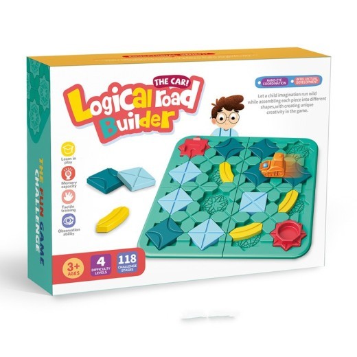Children's Road Building Maze Ball Track Puzzle Table Game