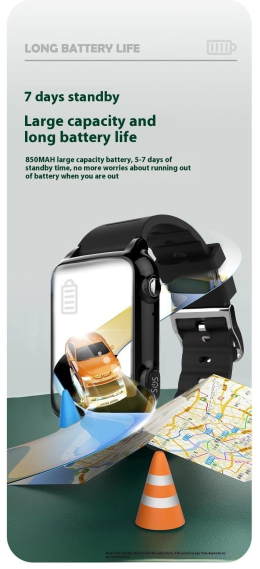 Elderly 4G All Netcom Smart Positioning Anti-Lost Watch