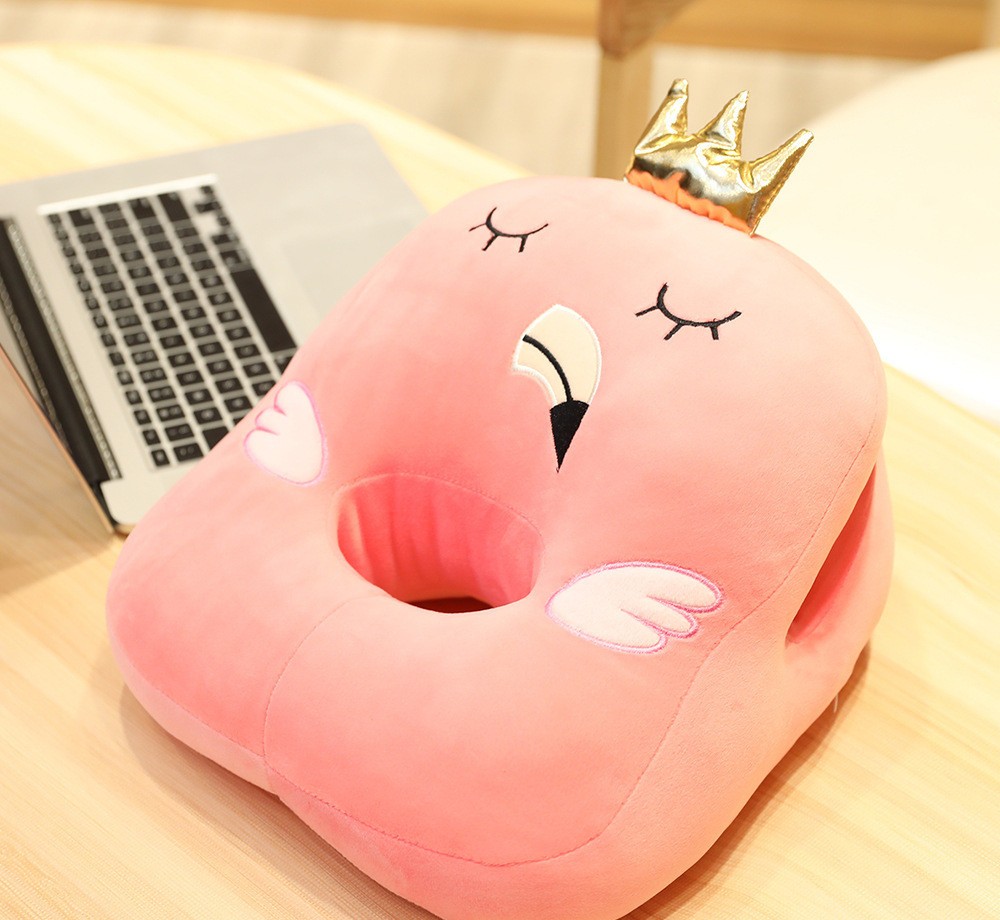 Cartoon Down Cotton Nap Pillow Warm Hand Cover