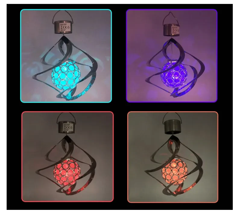 Outdoor Stainless Steel LED Solar Wind