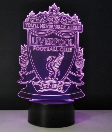 3D Liverpool FC LED Lamp