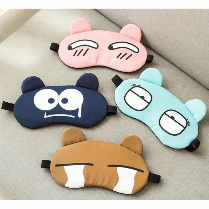 Cooling Cartoon Eye Sleep Mask with Gel Pad - No Battery Needed