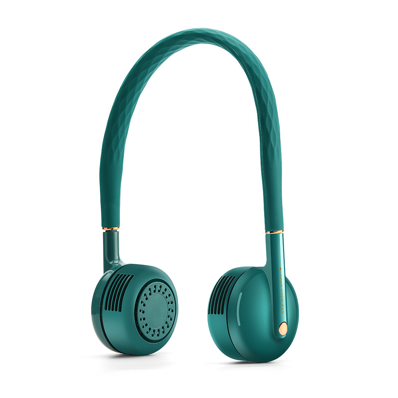 New Product Hanging Neck Hidden Telescopic Pole Portable Fan