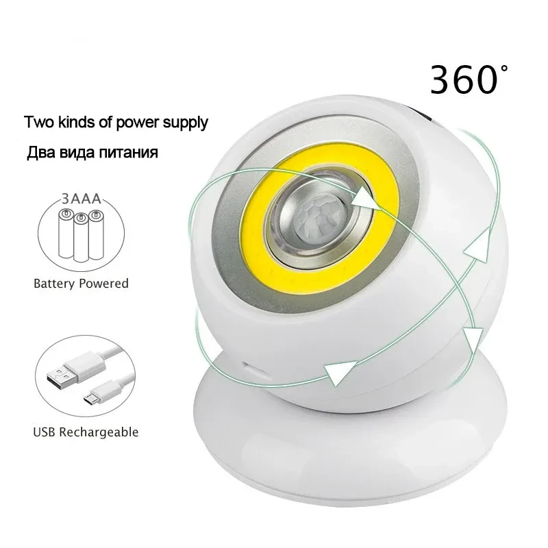 Rechargeable body sensing desk lamp