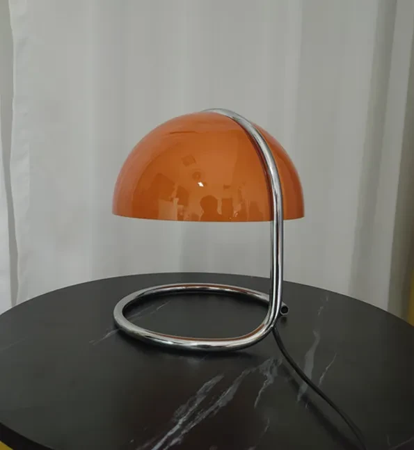 Retro Metal Bedroom Bedside Lamp Mushroom Lamp