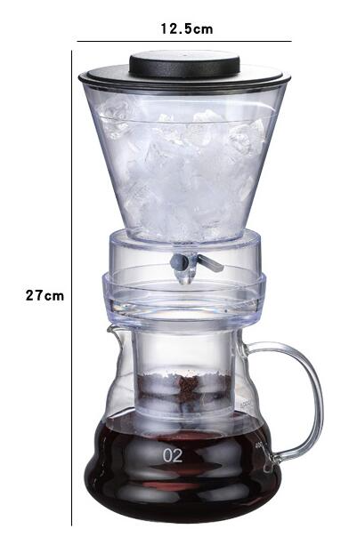 Drip-type ice brewed coffee machine