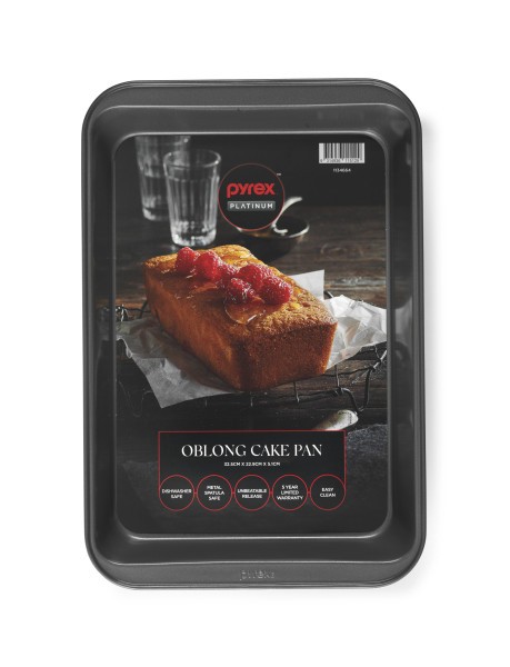 Platinum Oblong Cake Pan - Pyrex