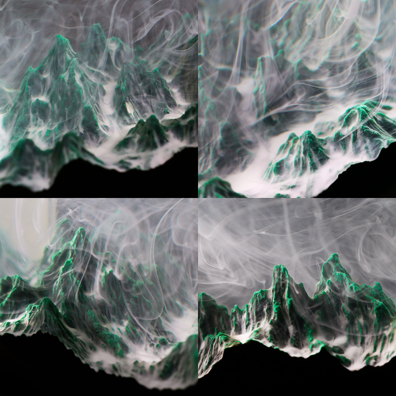 Plastic Finished Product Creative Resin Desktop Tanabata Couple Micro-landscape Small Ornaments