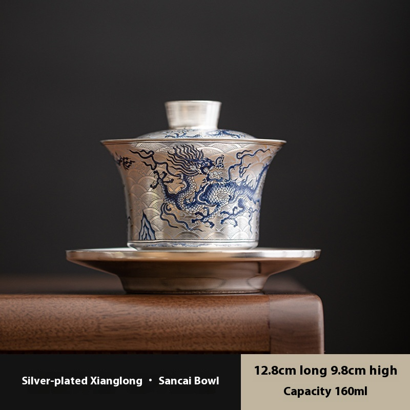 Product Ceramic Silvering Tureen Tea Brewing Bowl