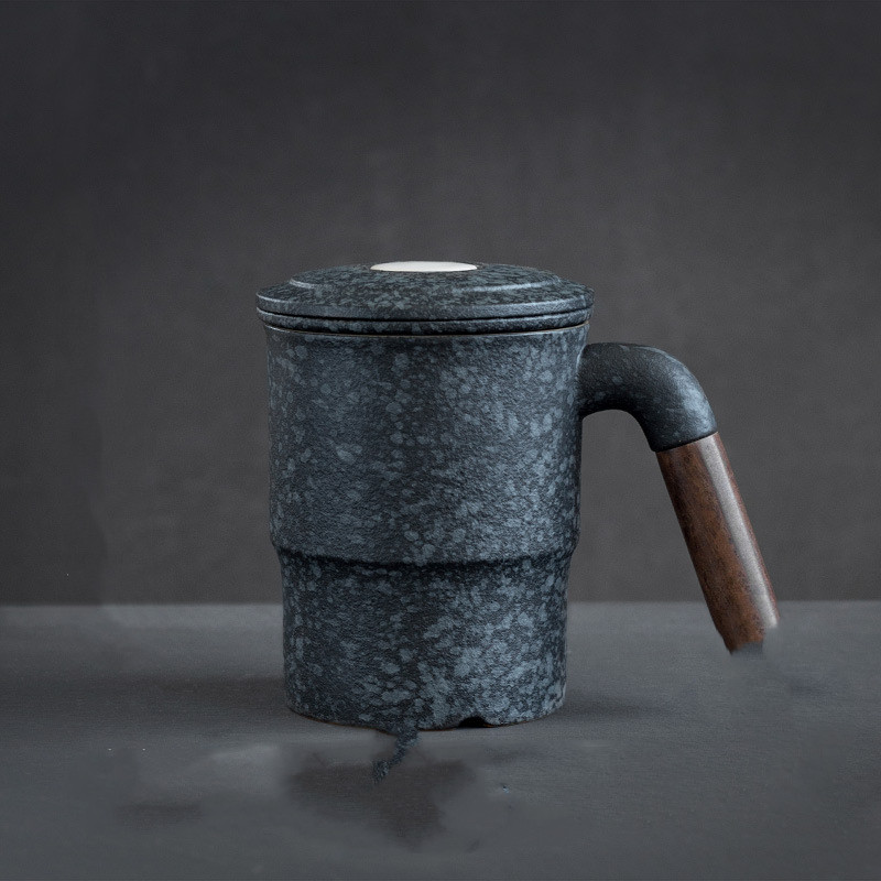 Ceramic Tea Cup With Lid Filter Office Tea Cup Custom Filter Tea Cup Tea Cup