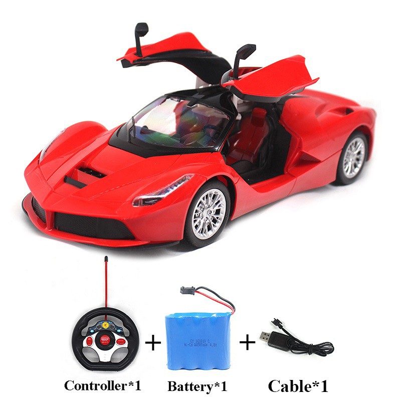 Paisible 1:14 Electric RC Car Classic Remote Control Vehicle with Openable Doors