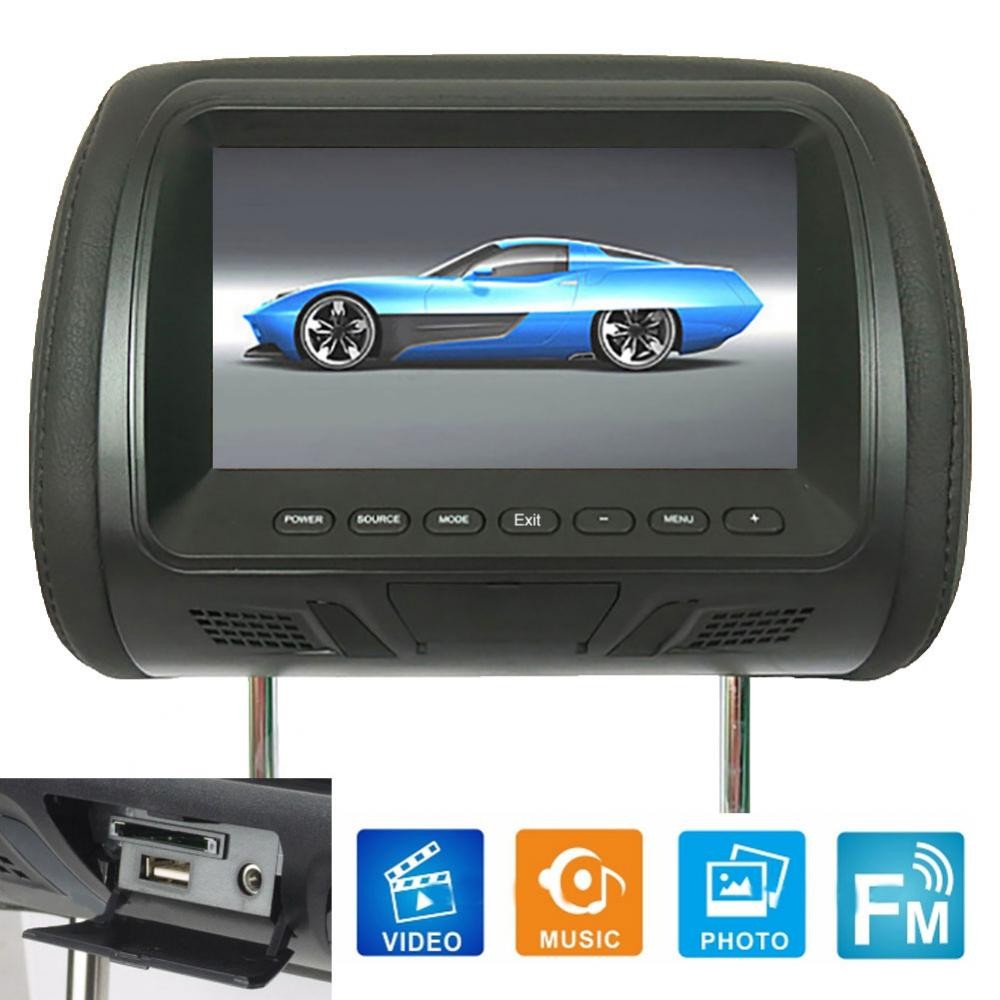 Universal 7-Inch Car Headrest Monitor