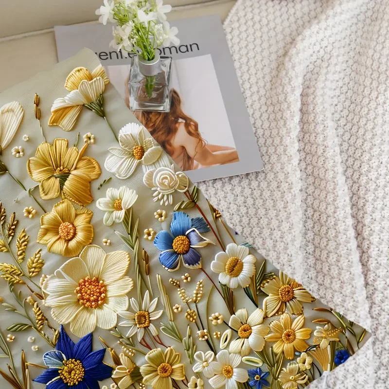 Tranquil Decor Ultra-Soft Floral Pillowcase Stylish and Comfortable Home Accent