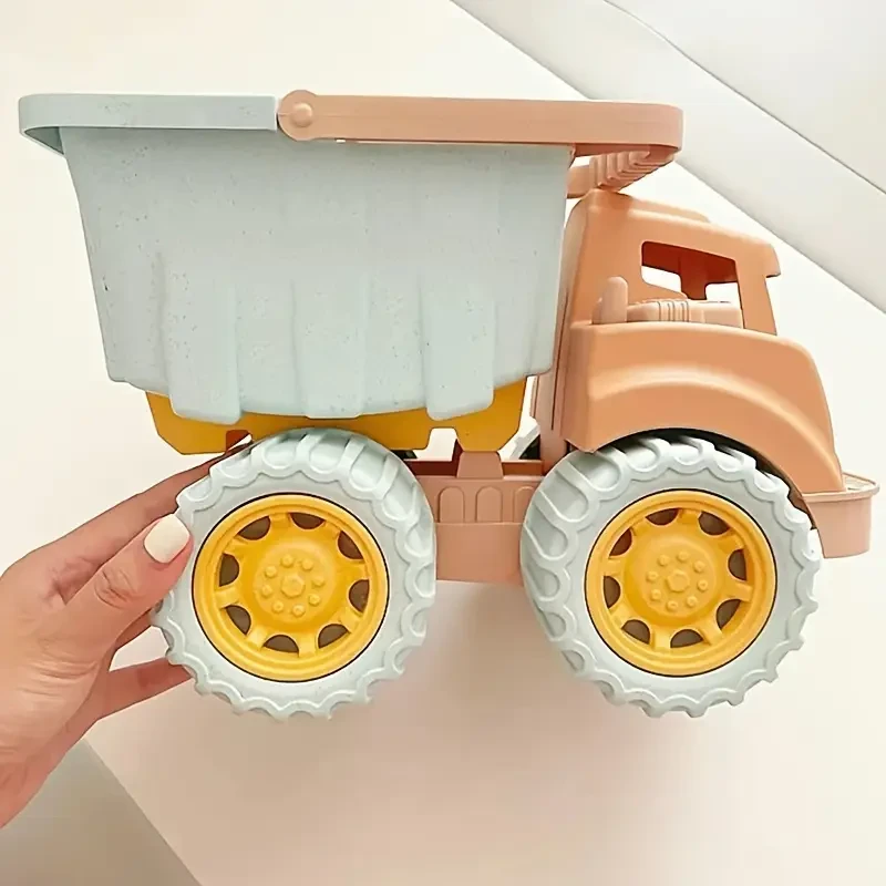 KIDNOAM Youngsters' Blue PP Beach Toy Dump Truck