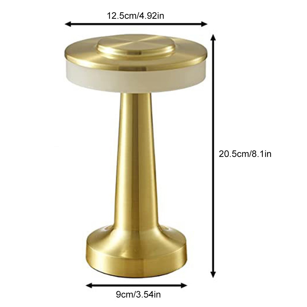 Retro LED Table Lamp - USB Rechargeable Creative Dining, Hotel Bar, Coffee Desk Lamp, Outdoor Night Light Decor, Bedside Room Lighting