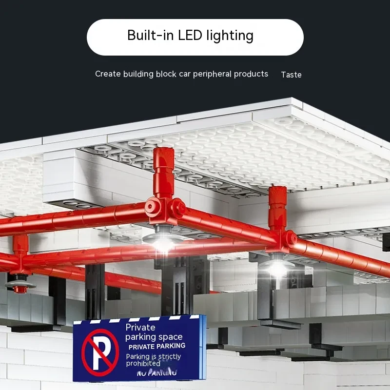 Children's Large Real Parking Lot Building Blocks Toy