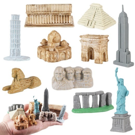 Children's Science And Education Simulation Famous Building Model Landmark Building