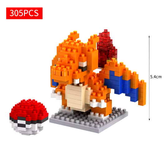 Pokemon Toy Lega Building Blocks Pokmon Action Cartoon Character Pikachu Assembled Model building block For Boys Birthday Gifts