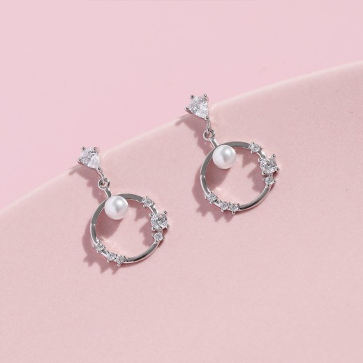 Circle Earrings New Wave New Year Temperament