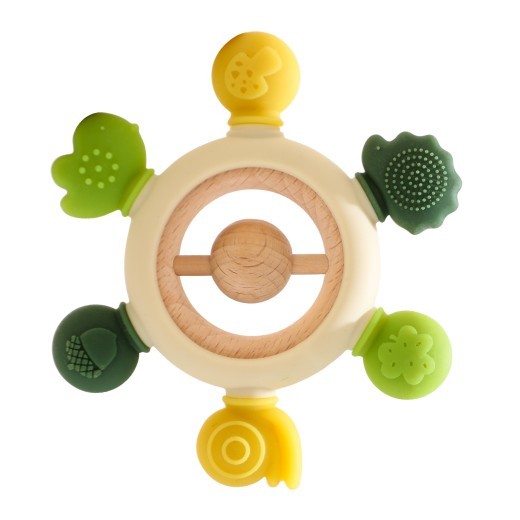 Baby's Molars Prevent Hand Sucking Silicone Yaoyaole Tableware Soothing Rattle Toys