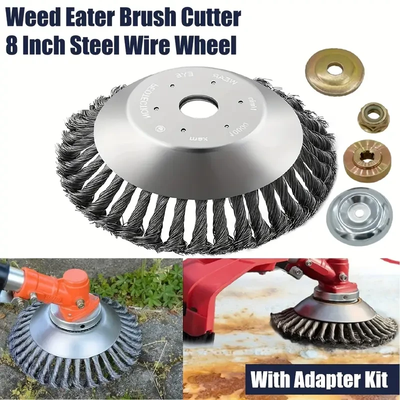 1pc Universal Heavy-Duty Steel Wire Wheel