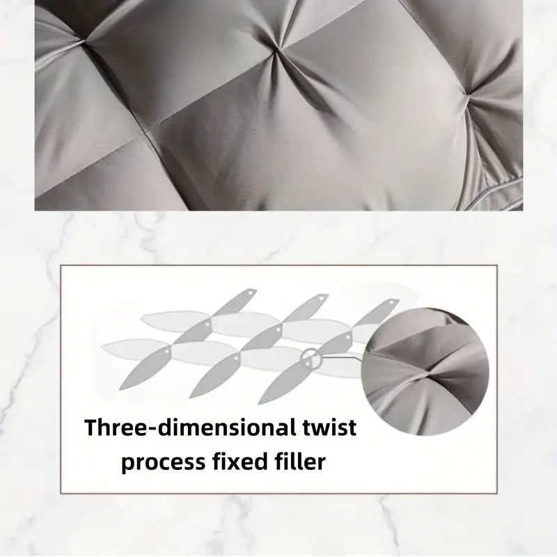 1pc 48x74cm Deep Sleep Neck Support Pillow  Non-Collapsing High Pillow for Sleeping