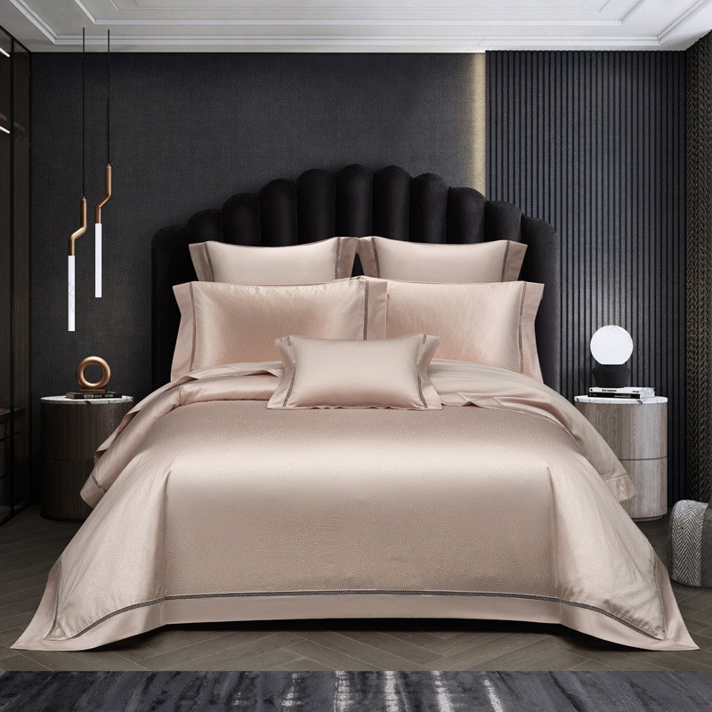 140-Thread Luxury Jacquard Cotton Bedding Set