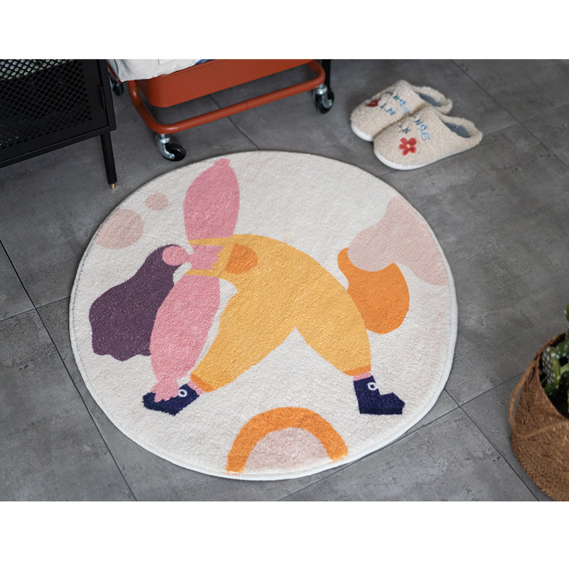 Living Room Bedroom Round Net Red Bedside Sofa Carpet