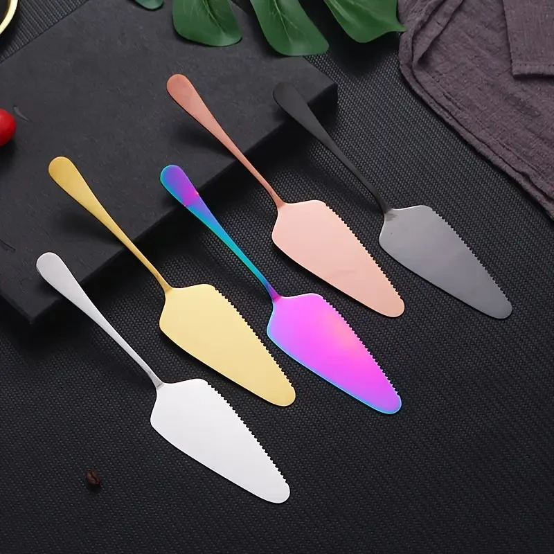 1pc Stainless Steel Pointed Cake Spatula Perfect for Baking, Pizza, and More